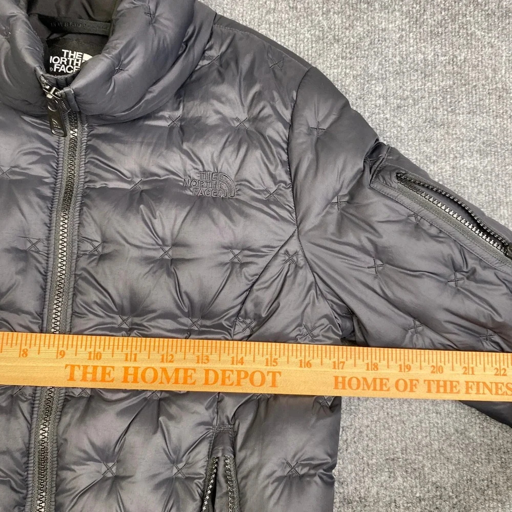 The North Face Womens Black Cross Quilted Down Puffer Jacket Small FA19 Zip Up - Picture 10 of 12